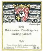 巴塞曼喬登伊甸園雷司令小房酒(Weingut Geheimer Rat Dr. von Bassermann-Jordan Deidesheimer Paradiesgarten Riesling Kabinett, Pfalz, Germany)