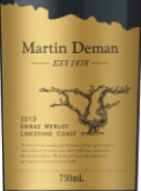 馬丁迪曼莊園設(shè)拉子-梅洛紅葡萄酒(Martin Deman Shiraz Merlot, Limestone Coast, Australia)