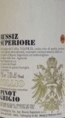 马可费鲁伽科利奥卢西斯灰比诺白葡萄酒(Marco Felluga Collio Russiz Superiore Pinot Grigio, Friuli-Venezia Giulia, Italy)