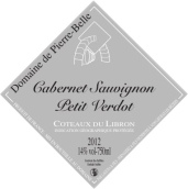 皮埃爾·貝勒混釀干紅葡萄酒(Domaine de Pierre Belle Red Blend, Lieuran Les Beziers, France)