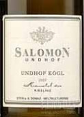 Weingut Salomon-Undhof Kogl Riesling, Kremstal, Austria