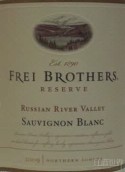 弗雷兄弟珍藏長相思干白葡萄酒(Frei Brothers Reserve Sauvignon Blanc, Russian River Valley, USA)