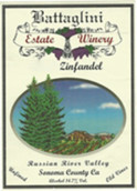 巴塔利尼莊園仙粉黛干紅葡萄酒(Battaglini Estate Zinfandel, Russian River Valley, USA)
