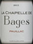 奧巴里奇城堡夏貝爾副牌紅葡萄酒(La Chapelle de Bages, Pauillac, France)