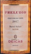 戴卡斯酒莊序曲橡木桶精選紅葡萄酒(Familia Deicas Preludio Barrel Select Tinto, Juanico, Uruguay)