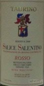 Taurino Rosso Salice Salentino, Puglia, Italy