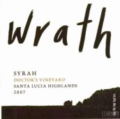 Wrath Wines Doctor's Vineyard Syrah, Santa Lucia Highlands Monterey, USA