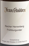 瓊施托登赫倫貝格藍皮諾干紅葡萄酒(Jean Stodden Recher Herrenberg Fruhburgunder Trocken, Ahr, Germany)