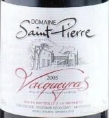 圣皮爾酒莊干紅葡萄酒（瓦給拉斯 ）(Domaine Saint-Pierre, Vacqueyras, France)