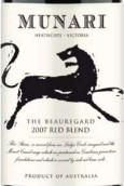 穆納里博勒加德梅洛味而多混釀干紅葡萄酒(Munari Beauregard Red Blend, Heathcote, Australia)