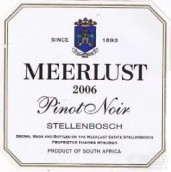 美蕾酒莊黑皮諾紅葡萄酒(Meerlust Pinot Noir, Stellenbosch, South Africa)