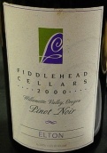 菲德?tīng)柡５掳栴D黑皮諾干紅葡萄酒(Fiddlehead Cellars Elton Pinot Noir, Willamette Valley, USA)