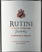 露迪尼酒莊單一園古塔拉利品麗珠紅葡萄酒(Rutini Single Vineyard Gualtallary Cabernet Franc, Tupungato, Argentina)