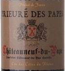 教皇院長教皇新堡紅葡萄酒(Prieure des Papes Chateauneuf-du-Pape, Rhone, France)