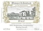 丹赫戴德斯海姆上帝雷司令冰甜白葡萄酒(Deinhard Deidesheimer Herrgott Riesling Eiswein, Pfalz, Germany)