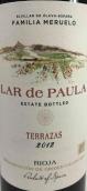 拉德寶拉帖羅扎斯干紅葡萄酒(Lar de Paula Terrazas, Rioja, Spain)