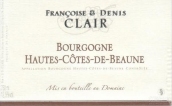 弗朗索瓦&丹尼斯·克萊爾上伯恩丘干紅葡萄酒(Domaine Francoise et Denis Clair Bourgogne Hautes Cotes de Beaune, Burgundy, France)