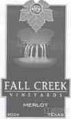 落溪梅洛干紅葡萄酒(Fall Creek Vineyards Merlot, Texas Hill Country, USA)