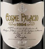 帕拉西奥酒庄科斯梅宫1894红葡萄酒(Bodegas Palacio Cosme Palacio 1894, Rioja DOCa, Spain)