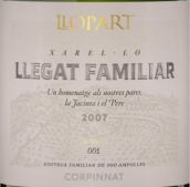 羅帕特萊加特密友天然極干型起泡酒(Llopart Llegat Familiar Brut Nature, Penedes, Spain)