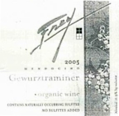 弗雷有機(jī)瓊瑤漿白葡萄酒(Frey Vineyards Organic Gewurztraminer, Redwood Valley, USA)