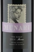 穆纳里里奇西拉干红葡萄酒(Munari The Ridge, Heathcote, Australia)