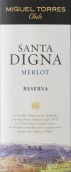 桃樂(lè)絲圣迪娜珍藏梅洛紅葡萄酒(Miguel Torres Santa Digna Merlot Reserva, Central Valley, Chile)