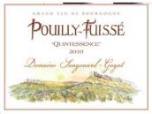 桑格德居由精華（普伊-富賽村）白葡萄酒(Domaine Sangouard-Guyot Quintessence, Pouilly-Fuisse, France)