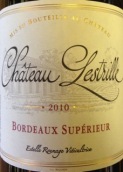 雷斯特里胭脂紅葡萄酒(Chateau?Lestrille Rouge, Bordeaux Superieur, France)