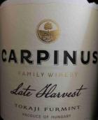 卡皮諾斯托卡伊晚收富爾民特甜白葡萄酒(Carpinus Late Harvest Furmint, Tokaji, Hungary)