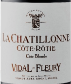 維達-芙麗酒莊夏蒂永納科特紅葡萄酒(Vidal Fleury la Chatillonne Cote Blonde, Cote Rotie, France)