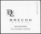 布樂肯酒莊慕合懷特紅葡萄酒(Brecon Mourveder, California, USA)