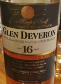 格倫狄福龍皇家伯格16年蘇格蘭單一麥芽威士忌(Glen Deveron Royal Burgh Collection 16-Year-Old Single Malt Scotch Whisky, Highlands, UK)