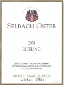 澤巴赫雷司令干白葡萄酒（QbA）(Selbach-Oster Riesling QbA Trocken, Mosel, Germany)