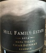 希爾家族酒莊珍藏霞多麗干白葡萄酒(Hill Family Estate Reserve Chardonnay, Napa Valley, USA)