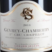 賽甘酒莊凱碧羅（熱夫雷-香貝丹一級(jí)園）紅葡萄酒(Gerard Seguin Craipillot, Gevrey-Chambertin 1er Cru, France)