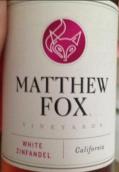 馬修斯福克斯莊園白仙粉黛桃紅葡萄酒(Matthew Fox Vineyards White Zinfandel, California, USA)