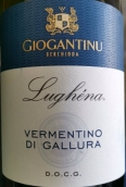 喬甘蒂努酒莊盧埃納維蒙蒂諾白葡萄酒(Cantina Giogantinu Lughena Vermentino di Gallura DOCG, Sardinia, Italy)