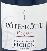 克里斯托弗·皮雄酒莊羅第丘紅葡萄酒(Christophe Pichon, Cote Rotie, France)