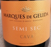 埃爾切普酒莊吉利達(dá)半干型卡瓦起泡酒(El Cep Marques de Gelida Semi Sec Cava, Catalonia, Spain)