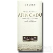 安第斯台阶康普塔斯园阿芬卡多马尔贝克干红葡萄酒(Terrazas de los Andes Afincado Vineyard Las Compuertas Malbec, Mendoza, Argentina)