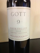 喬爾戈特9號赤霞珠干紅葡萄酒(Joel Gott Wines 9 Cabernet Sauvignon, Napa Valley, USA)