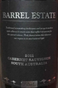 桶窖酒莊赤霞珠紅葡萄酒(Barrel Estate Cabernet Sauvignon, South Australia, Australia)