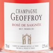 勒內(nèi)杰佛瑞一級(jí)園極干型桃紅香檳（放血法釀制）(Rene Geoffroy Premier Cru Rose de Saignee Brut, Champagne, France)