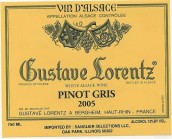 Gustave Lorentz Pinot Gris Reserve, Alsace, France