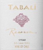 达百利酒庄珍藏西拉干红葡萄酒(Tabali Reserva Syrah, Limari Valley, Chile)