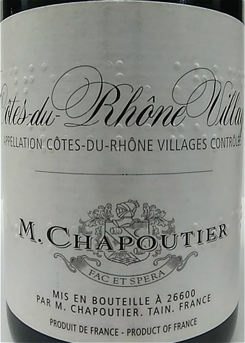 m. chapoutier, cotes du rhone, france