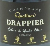 德拉皮爾酒莊夸拓白中白特極干型香檳(Drappier Quattuor Blanc de Quatre Blancs Extra Brut, Champagne, France)