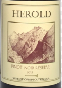 赫羅爾德珍藏黑皮諾干紅葡萄酒(Herold Reserve Pinot Noir,Cape South Coast, South Africa)