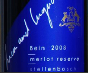 拜因珍藏梅洛干紅葡萄酒(Bein Reserve Merlot, Stellenbosch, South Africa)